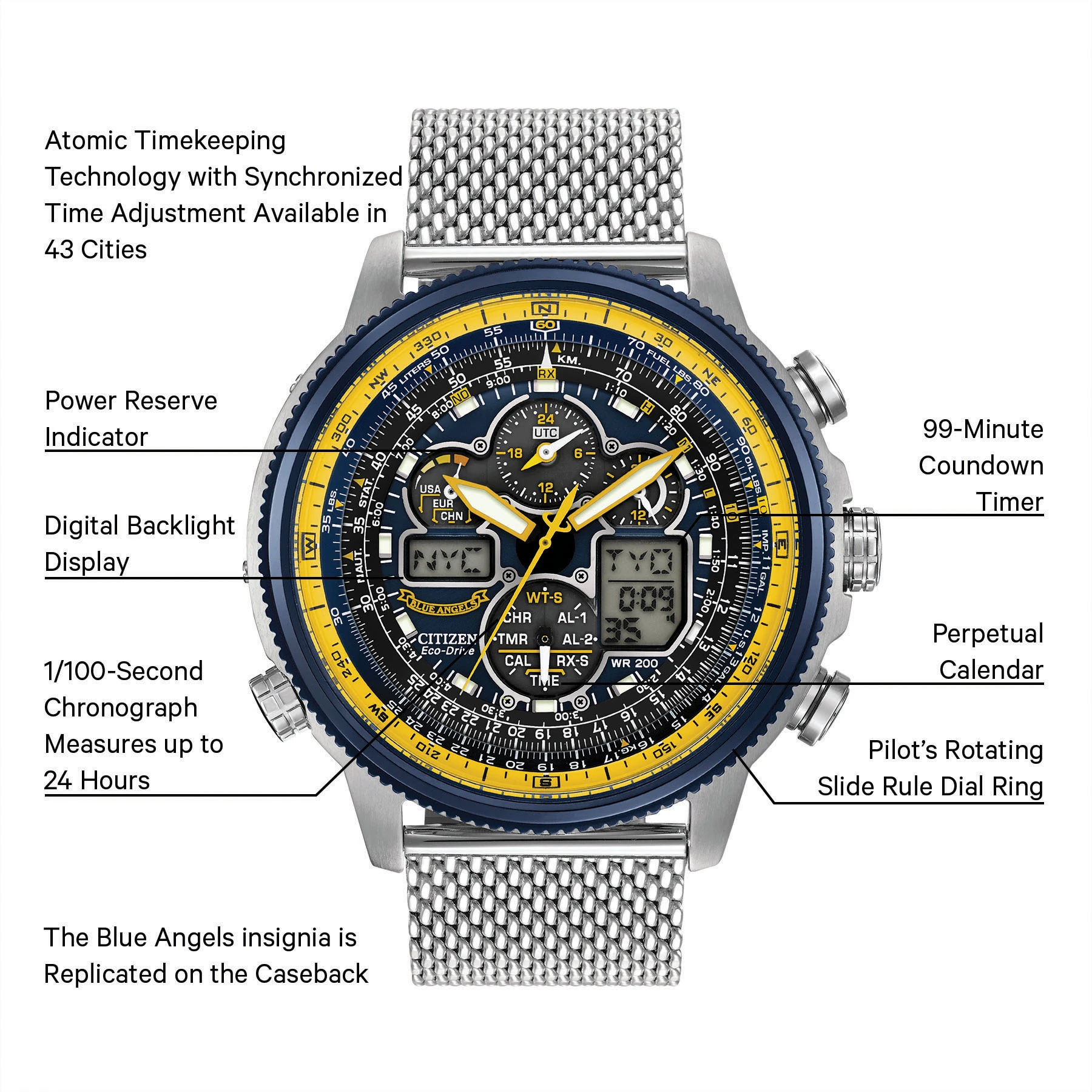 CITIZEN NAVIHawk 腕時計　他　3本セット　ジャンク Promaster Navihawk A-T - Men's JY8031-56L Atomic Timekeeping Watch